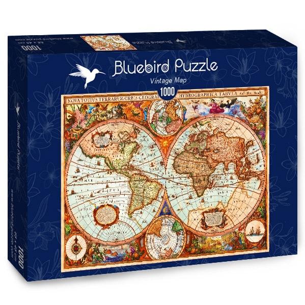 Puzzle Retro y Nostalgico 3000 Piezas Bluebird 70566 COLLAGE VINTAGE  CARTELES PUBLICITARIOS TURISTICOS