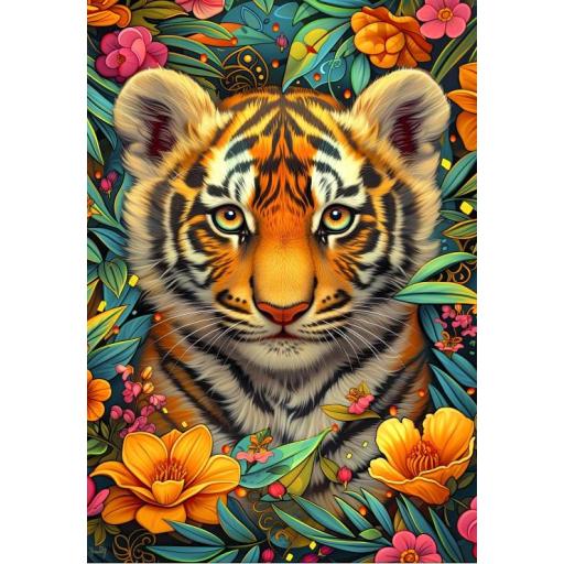 Puzzle 1000 Piezas Bluebird 90658 TIGRES , Colección Criaturas de la Tierra [0]