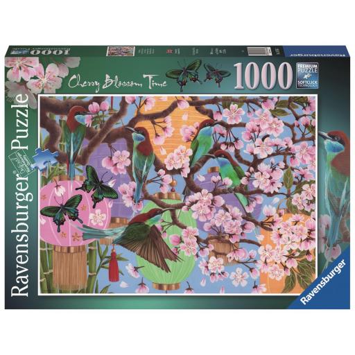 Puzzle de Arte Oriental 1000 Piezas Ravensburger 16764 FLORES DE CEREZO DE JAPON [1]
