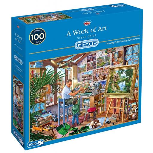 Puzzle 1000 Piezas Gibsons G6266 OBRA DE ARTE , de Steve Crisp [1]