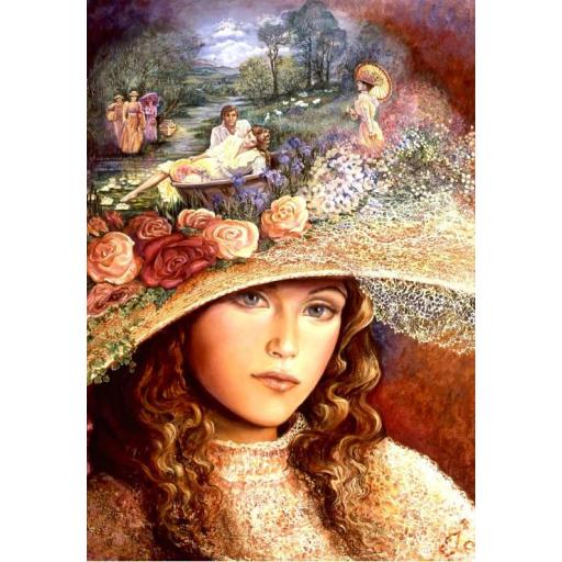 Puzzle Fantasía Josephine Wall 1000 Piezas GRAFIKA F-32361 EL SOMBRERO DE LA ABUELA [0]