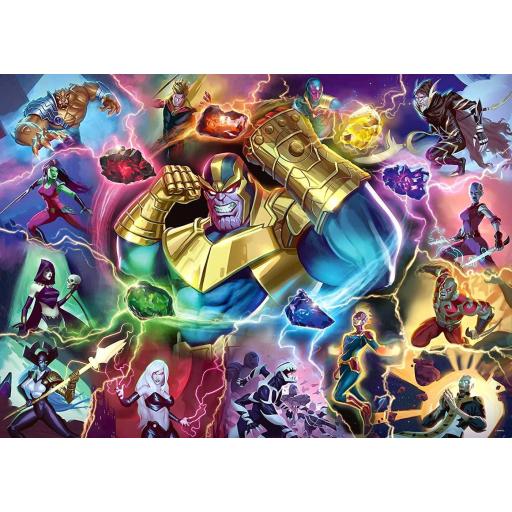Puzzle de Super Heroes y Villanos 1000 Piezas Ravensburger 16904 THANOS - Colección Puzzles Marvel Villainous [0]