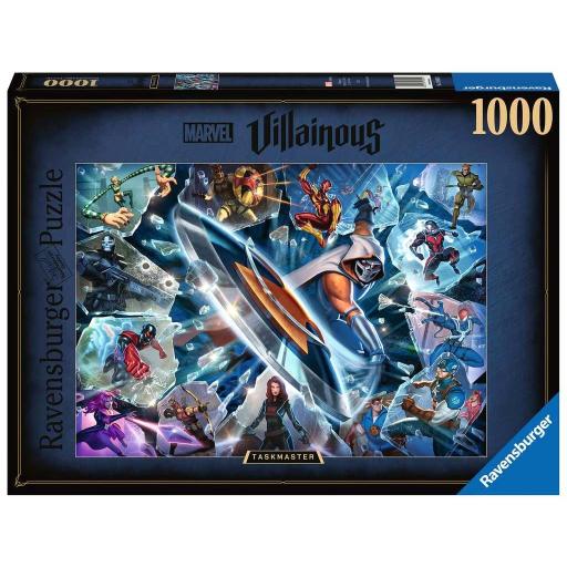 Puzzle de Super Heroes y Villanos 1000 Piezas Ravensburger 16905 TASKMASTER, EL SUPERVISOR - Colección Puzzles Marvel Villainous [1]