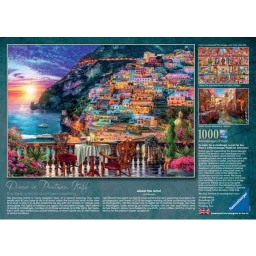 Puzzle 1000 Piezas Ravensburger 15263 CENA EN POSITANO, ITALIA [2]