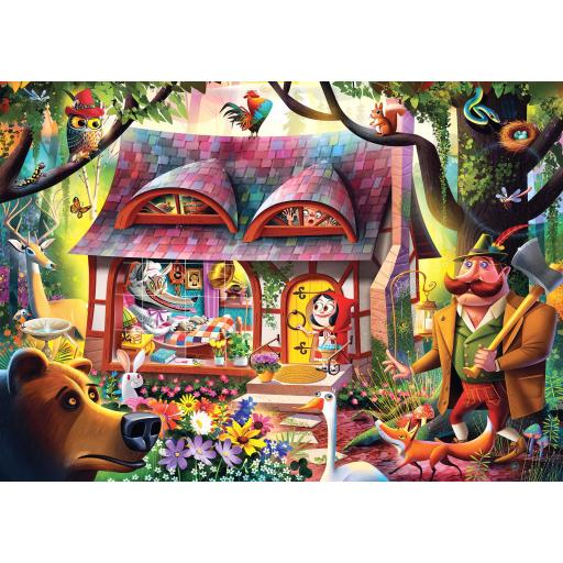 Puzzle de Cuentos Infantiles 1000 Piezas Ravensburger 17462 PASA , CAPERUCITA ROJA , de Dean MacAdam