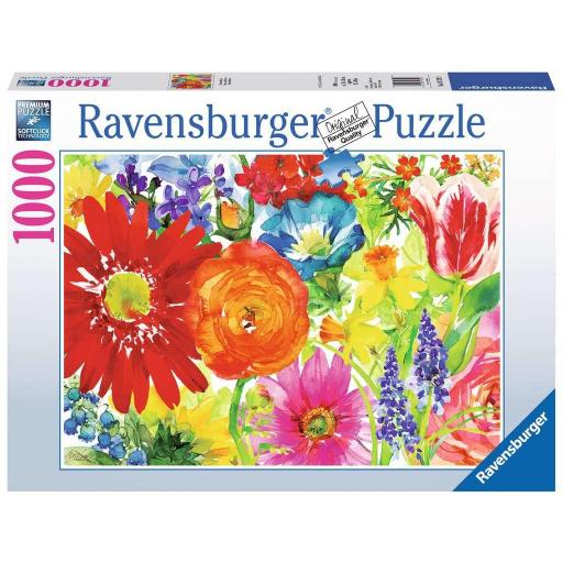 Puzzle de Flores 1000 Piezas Ravensburger 19729 FLORES BRILLANTES [1]