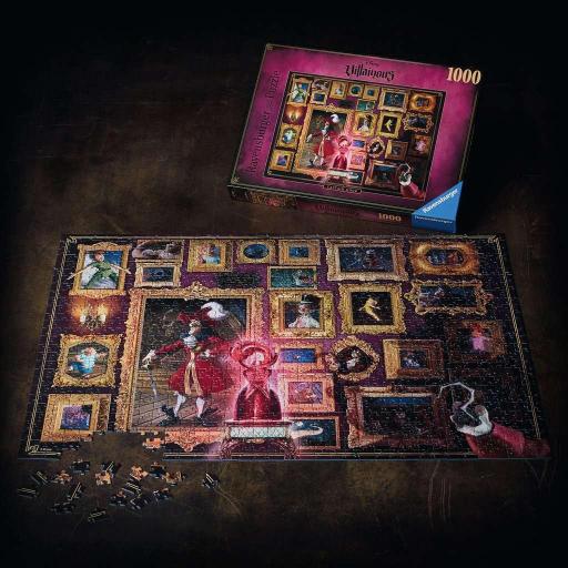 Puzzle Villanos Disney 1000 Piezas Ravensburger 15022 CAPITAN GARFIO "HOOK" - Colección Puzzles Disney Villainous [2]