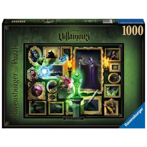 Puzzle Villanos Disney 1000 Piezas Ravensburger 15025 MALEFICA - Colección Puzzles Disney Villainous [1]