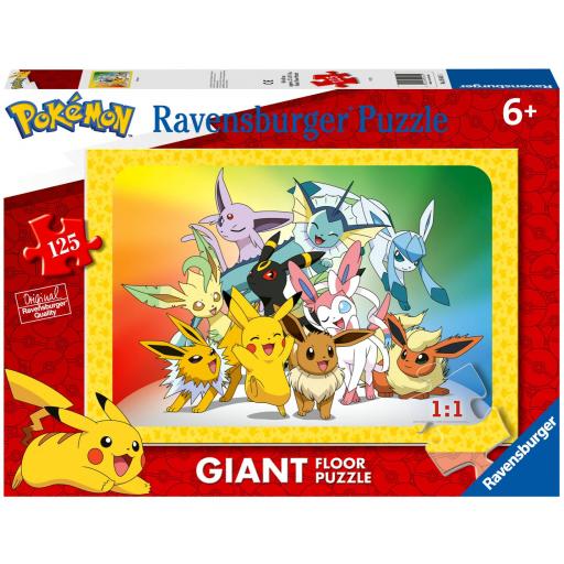 Puzzle Gigante de Suelo 125 Piezas Ravensburger 05641 POKEMON