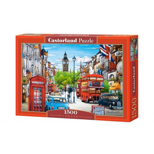 Puzzle de Londres 1500 Piezas CASTORLAND 151271 La Ciudad de Londres [1]