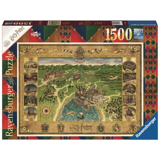 Puzzle Harry Potter 1500 Piezas Ravensburger 16599 MAPA DE HOGWARTS , EL Castillo de Harry Potter [1]