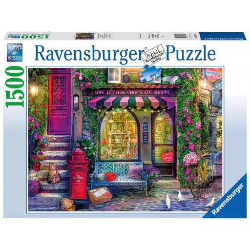 Puzzle 1500 Piezas Ravensburger 17136 CARTAS DE AMOR Y CHOCOLATE [1]