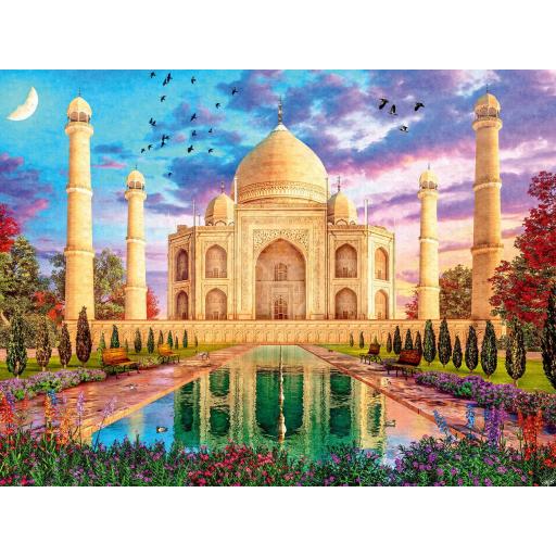 Puzzle 1500 Piezas Ravensburger 17438 MAJESTUOSO TAJ MAHAL