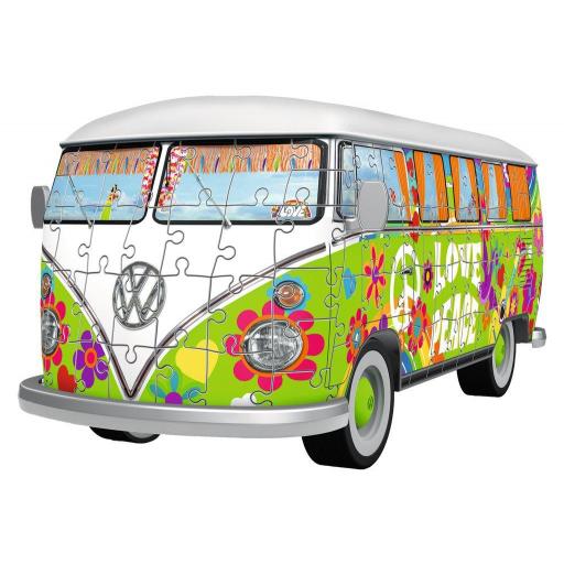 PUZZLE 3D Ravensburger 12532 FURGONETA VOLKSWAGEN VW BUS T1 HIPPIE  [1]