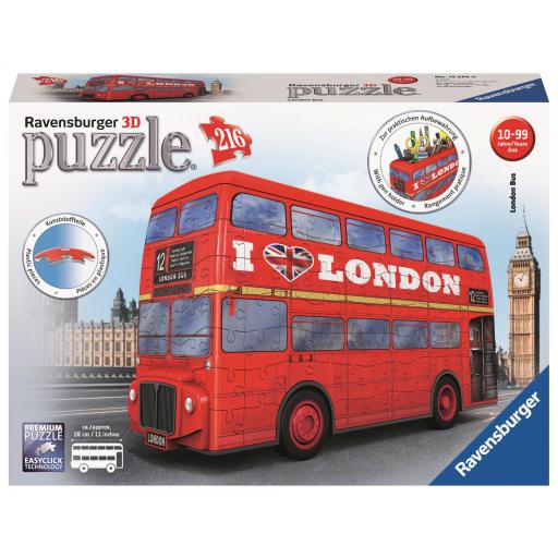PUZZLE 3D Ravensburger 12534 AUTOBUS DE LONDRES - LONDON BUS