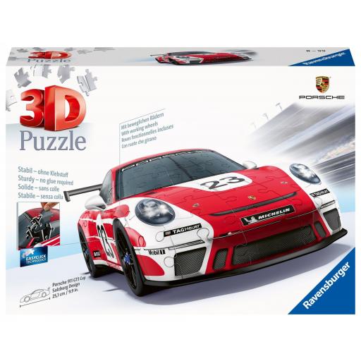 Puzzle 3D PORSCHE 911 GT3 CUP SALZBURG - Ravensburger 11558 [0]