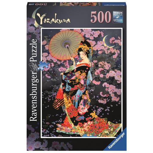 Puzzle de Geishas 500 Piezas Ravensburger 16773 YOZAKURA de Haruyo Morita [1]