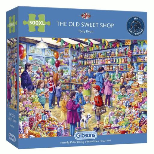 Puzzle Senior 500 Piezas Grandes XXL Gibsons G3545 LA VIEJA TIENDA DE DULCES [1]