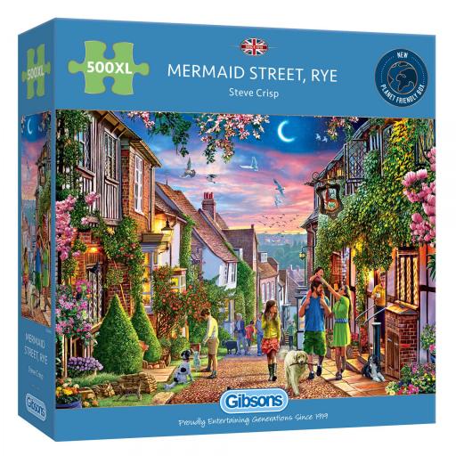 Puzzle Senior 500 Piezas Grandes XXL Gibsons G3546 PASEO POR LA CALLE DE LA SIRENA [1]