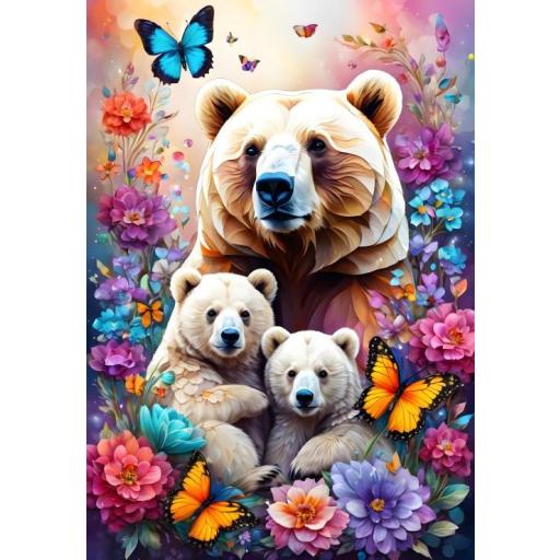 Puzzle 1000 Piezas Alipson 50115 OSOS , Colección Amor Maternal