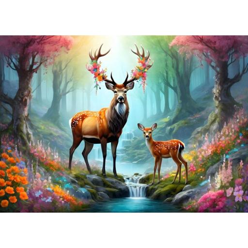 Puzzle de Animales de Caza 500 Piezas Alipson 50175 CIERVO MAJESTUOSO [0]