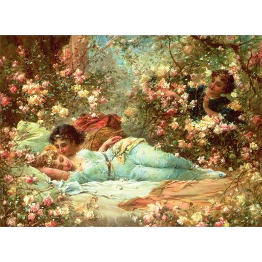 Puzzle de Arte 1000 Piezas ANATOLIAN 1145 LA ENRAMADA DE ROSAS , de Hans Zatzka [0]