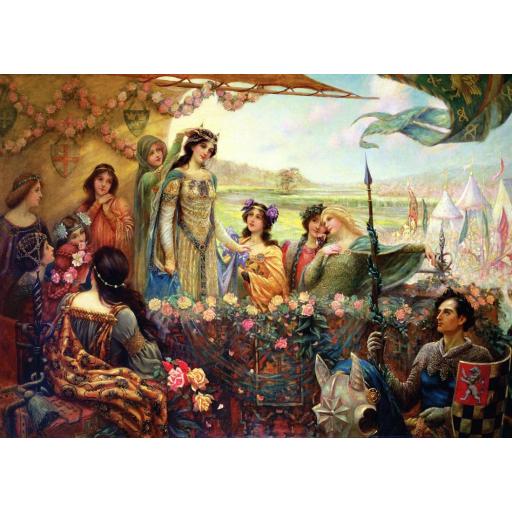 Puzzle de Arte 3000 Piezas ANATOLIAN 4929 LANCELOT Y GINEBRA , de Herbert James Draper