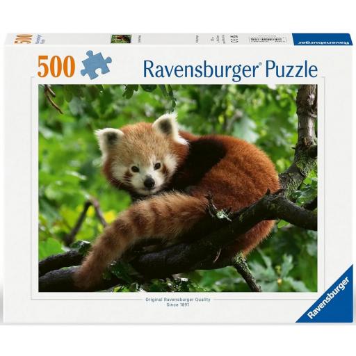 Puzzle 500 Piezas Ravensburger 12000369 PANDA ROJO [1]