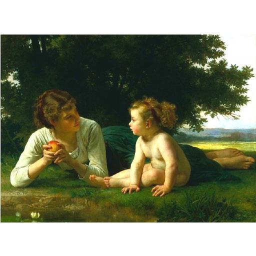 Puzzle de Arte 1000 Piezas D-TOYS 72764-02 LA TENTACION , de William-Adolphe Bouguereau [0]