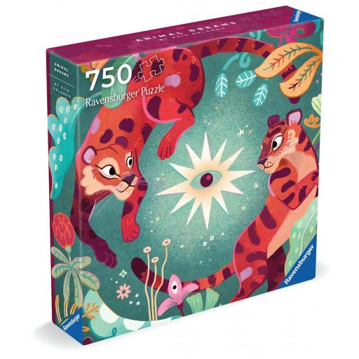 Puzzle Cuadrado 750 Piezas Ravensburger 12001001 SUEÑOS DE ANIMALES , Colección Art & Soul [1]