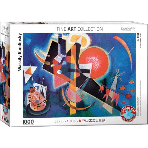 Puzzle de Arte Moderno 1000 Piezas EuroGraphics 6000-1897 EN AZUL , de Wassily Kandinsky [1]