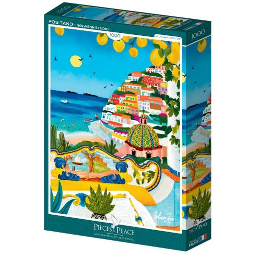 Puzzle de Arte Moderno 1000 Piezas PIECES & PEACE 00121 POSITANO , ITALIA [1]