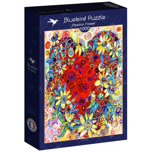 Puzzle 1000 Piezas Bluebird 90361 FLOR DE LA PASION , de Sally Rich [1]