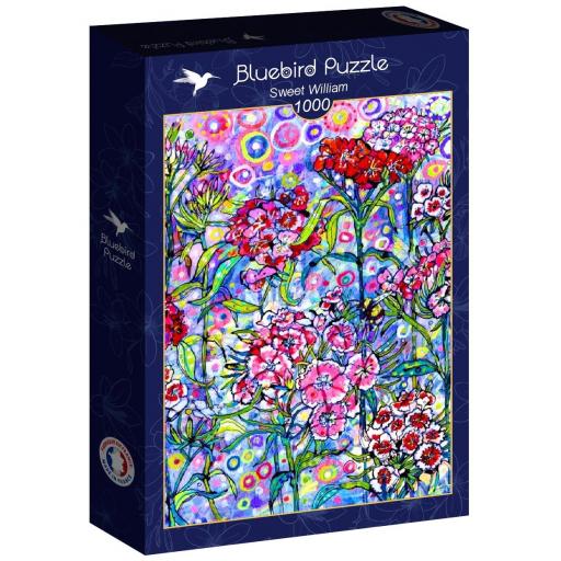 Puzzle 1000 Piezas Bluebird 90362 DULCES CLAVELINAS , de Sally Rich [1]