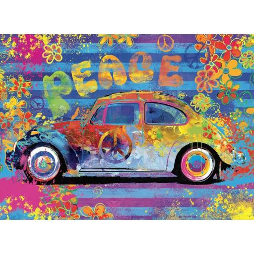 Puzzle en Cajas Metalicas 550 Piezas EuroGraphics 8551-6026 LATA VW BEETLE SPLASH BUGGY ( Volkswagen Escarabajo ) [1]