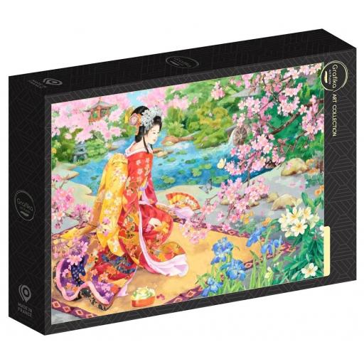 Puzzle Geishas Japonesas 500 Piezas GRAFIKA 33634 HARU NO UTA - Cancion de Primavera , de Haruyo Morita [1]