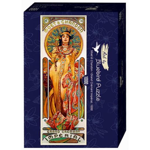 Puzzle 1000 Piezas Bluebird 60094 MOET & CHANDON GRAND CREMANT IMPERIAL , de Alfons Mucha [1]