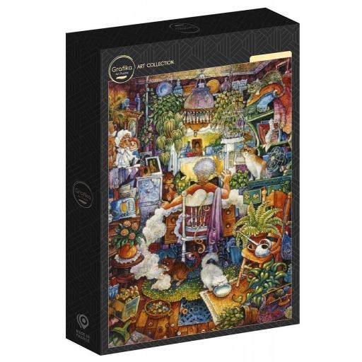 Puzzle Artesania y Labores de Costura 1000 Piezas GRAFIKA 33689 LA COSTURERA [1]
