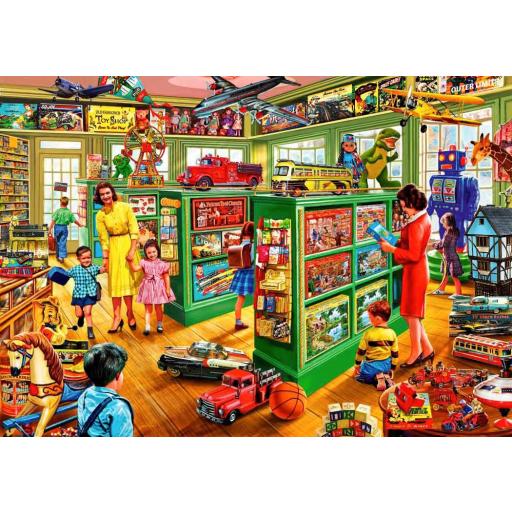 Puzzle 1000 Piezas Bluebird 70324 INTERIOR DE LA TIENDA DE JUGUETES , de Steve Crisp