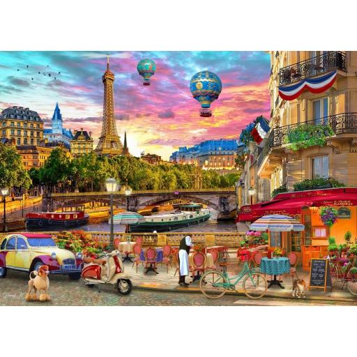 Puzzle 500 Piezas Bluebird 90830 PARIS , CIUDAD DEL AMOR