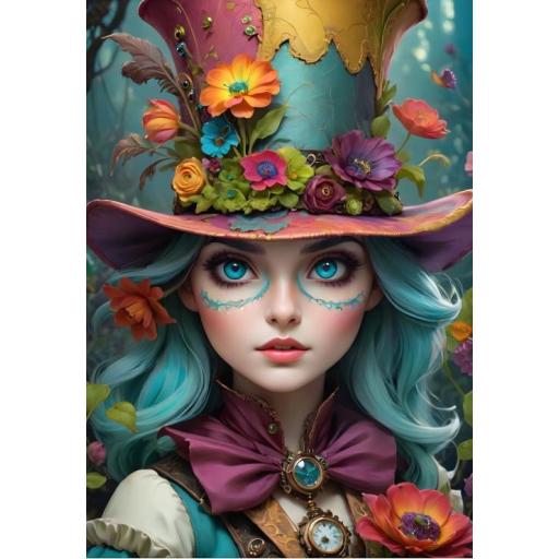 Puzzle de Fantasía y Hadas 1000 Piezas Bluebird 90933 DAMA CON SOMBRERO [0]
