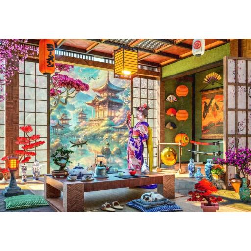 Puzzle de Geishas y Cultura de Japon 1000 Piezas Bluebird 91018 SALON DE TE JAPONES [0]