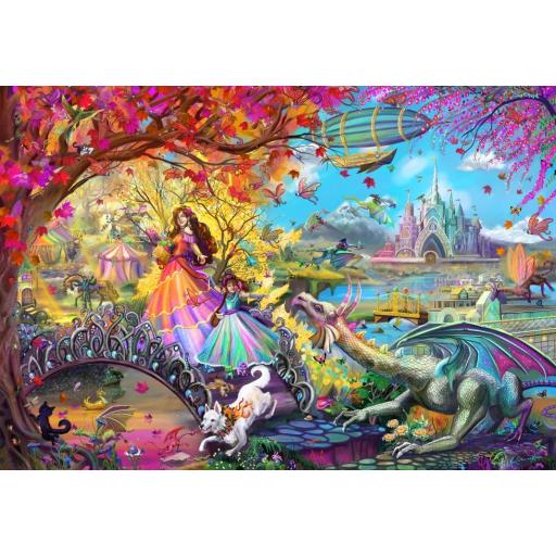 Puzzle de Fantasia y Hadas 1000 Piezas Bluebird 91029 FESTIVAL DE OTOÑO EN EL CASTILLO [0]