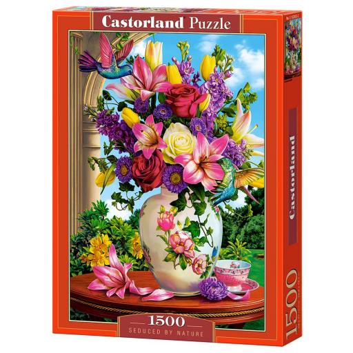 Puzzle de Ramos de Flores 1500 Piezas Castorland 152032 SEDUCIDO POR LA NATURALEZA [1]