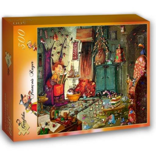 Puzzle de Brujas 300 Piezas GRAFIKA T-02660 LA LECTURA DE LA BRUJA, de François Ruyer [1]