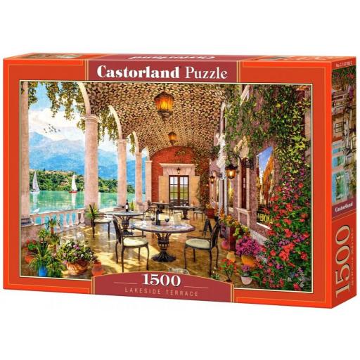 Puzzle 1500 Piezas Castorland 152186 TERRAZA A ORILLAS DEL LAGO [1]