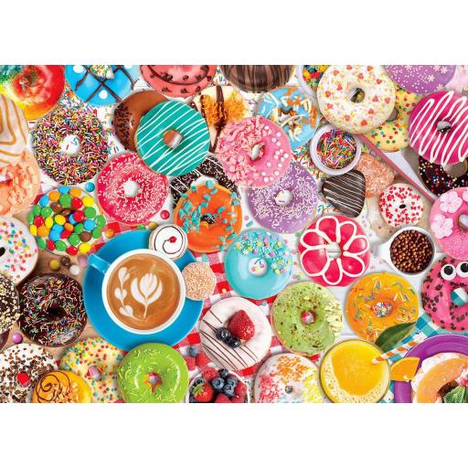 Puzzle en Cajas Metalicas 1000 Piezas EuroGraphics 8051-5602 LATA FIESTA DE DONUTS [1]