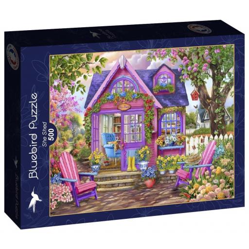 Puzzle 500 Piezas Bluebird 90597 UN REFUGIO EXCLUSIVO PARA ELLA [1]