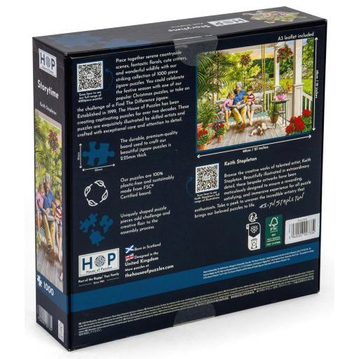 Puzzle Escenas Cotidianas 1000 Piezas House Of Puzzles HP0733 LA HORA DEL CUENTO [2]