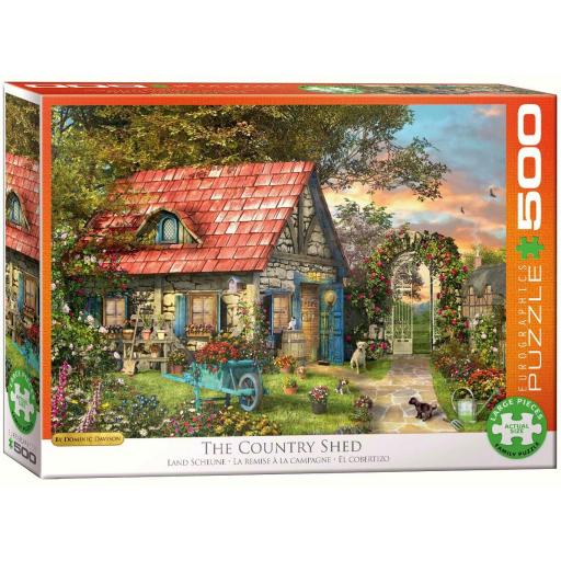 Puzzle Senior 500 Piezas Grandes XXL Eurographics 6500-0971 EL COBERTIZO , de Dominic Davison [1]